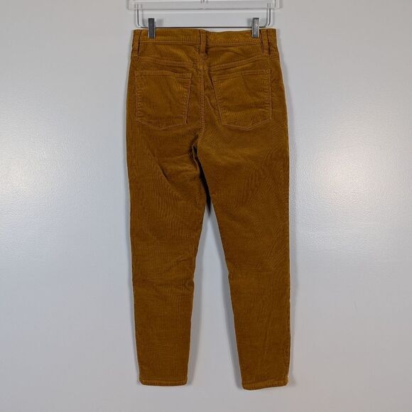 J. Crew Corduroy Ankle Pants Mustard Yellow High-Waisted 28 - Picture 5 of 8